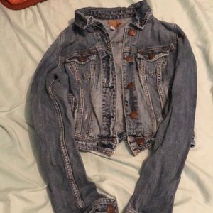 Short jean jacket
